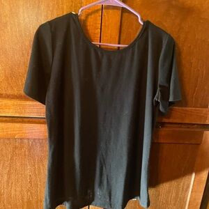 Classic Black Crochet Women's Blouse